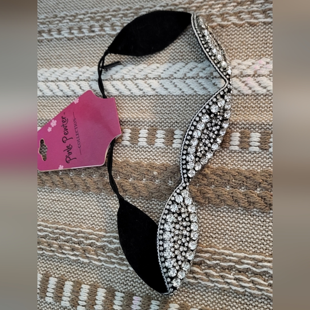 Brand New Pink Pewter Headband